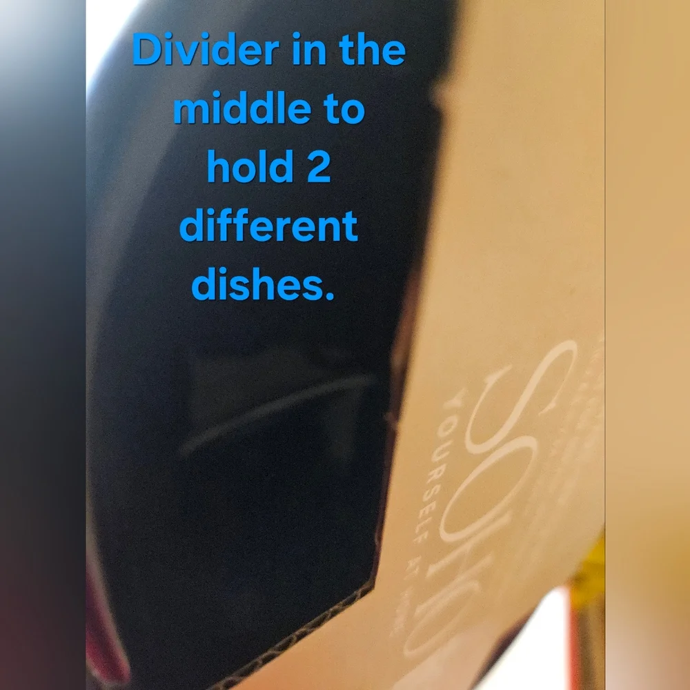 Soho Loft Black Bowl with Wooden Stand NEW - Picture 7 of 7